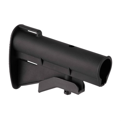 Brownells CAR-15 buttstock er en robust, pålitelig og amerikansk laget Mil-Spec polymerkonstruksjon, perfekt for XM177 kloner og tidlige AR bygninger.