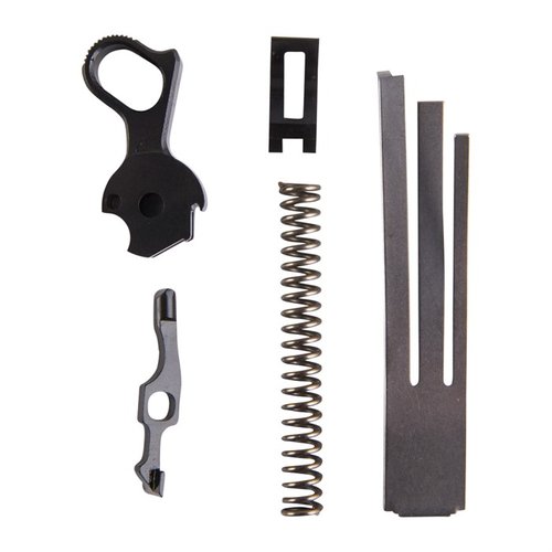 1911 5-PIECE TRIGGER PULL KIT fra Ed Brown gir en presis og rask avtrekksopplevelse med høy ytelse, perfekt tilpasset for enkel installasjon av gunsmith.