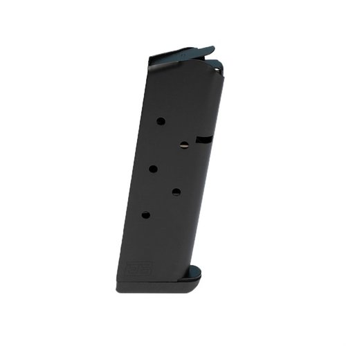 Klassisk 1911 Government 7rd magasin i varmebehandlet rustfritt stål, med pålitelig mating, tilpasningsbare basepads og tilgjengelig i svart nitride eller rustfritt.