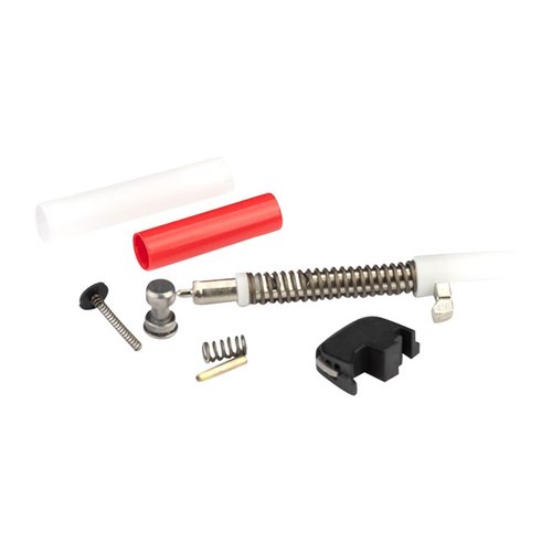 M&P 2.0 Rebuild Kit fra ED BROWN inneholder alle nødvendige S&W OEM-deler for å gjenoppbygge M&P eller M&P 2.0, inkludert plunger, striker assembly og mer.