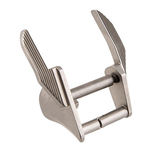Ed Brown Ambidextrous Carry Thumb Safety gir en slank profil for skjult bæring, laget av høy kvalitet stål for uovertruffen holdbarhet og sikkerhet.