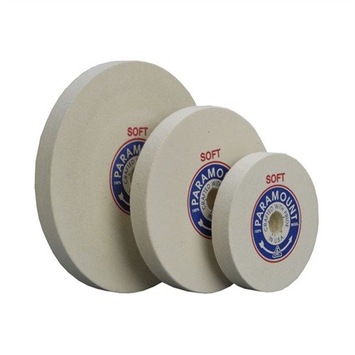 FELT POLISHING WHEELS fra Bacon Felt Company gir en profesjonell finish med nøye utvalgte og fabrikktrued 1" brede filthjul, ideelle for gunsmithing.