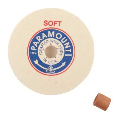 FELT POLISHING WHEELS fra BACON FELT COMPANY gir profesjonell kvalitet med 1" brede, nøye utvalgte og fabrikktrued hjul for en overlegen finish.