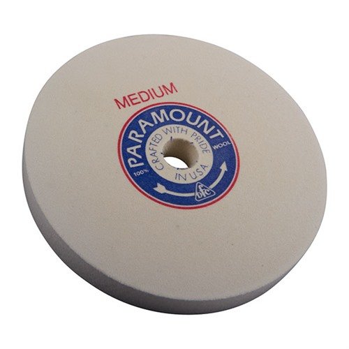 FELT POLISHING WHEELS fra BACON FELT COMPANY gir en profesjonell finish med 1" brede, nøye utvalgte og fabrikktrued hjul, perfekt for gunsmithing.