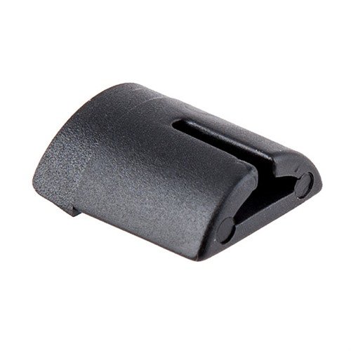 GRIP FRAME INSERT til Glock® fyller åpningen i rammen for jevnere lading, hindrer smuss, gir et rent utseende og festes sikkert med lanyard-hullet.