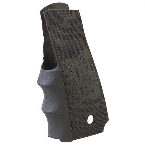 FINGER-GROOVE GRIP ENHANCEMENT gir bedre kontroll og gjentakbar fingerplassering, lett å installere uten permanente modifikasjoner, kompatibel med Pearce Soft Rubber Grips.