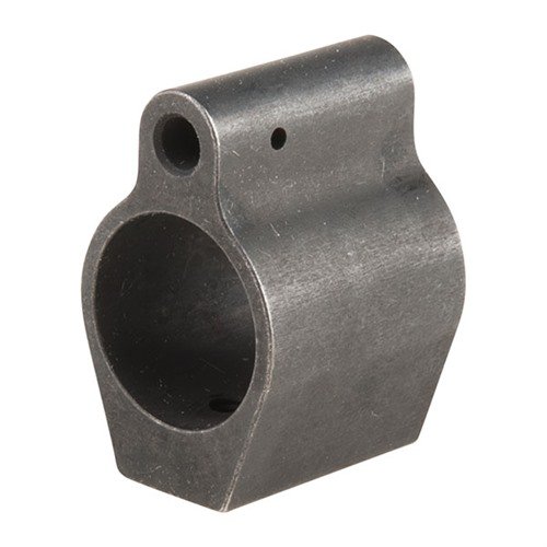 AR-15 GAS BLOCK MK12 gir maksimal klaring for optikk og fri-flyt håndtak. Slank design i 416 rustfritt stål med slitesterk svart oksidfinish.