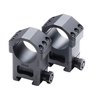 MAX-50 SCOPE RINGS gir 60% mer holdingkraft med 6 #8-40 Torx skruer, laget av aluminium, MIL STD 1913-kompatible, ideelle for .50 BMG.