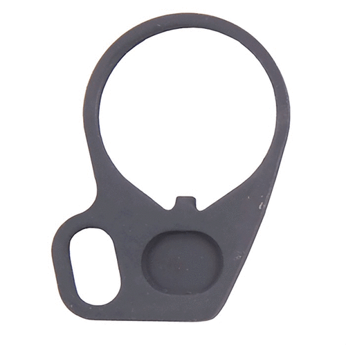 AR-15/M16 Sling Adapter End Plate i 1018 stål gir et lavprofil feste for single-point slings, med slitesterk Parkerized finish, perfekt for M4-kollapsbare stokk.