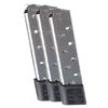 Få tre premium 1911 .45 ACP magasiner med en robust Kydex pouch for enkel transport, perfekt for skyting, skjult bæring eller tjeneste.