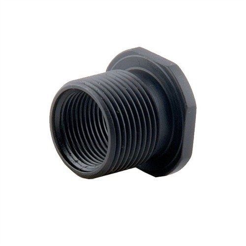 Ideell for å feste 5/8-24 lyddempere og munnbrems på AR-15/M16, laget av HTSR 400 rustfritt stål med PVD matte svart finish for holdbarhet.