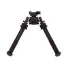 V8 ATLAS BIPOD er en lett aluminium bipod med rustfrie låsekomponenter, justerbare ben, og flere festealternativer for en stabil skyteplattform.