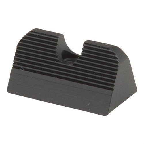 1911 Retro Rear Sight gir bedre siktebilde med en ekstra bred .135" notch, laget av stål for daglig bruk, passer til GI-pattern dovetail.
