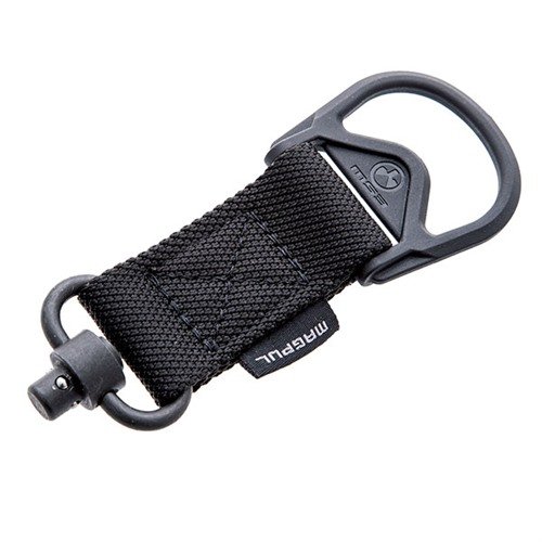 MS1/MS3® QD adapter gir mulighet for rask overgang mellom 1- og 2-punkts sling med slitesterk nylon og robust polymer, perfekt for nødsituasjoner.