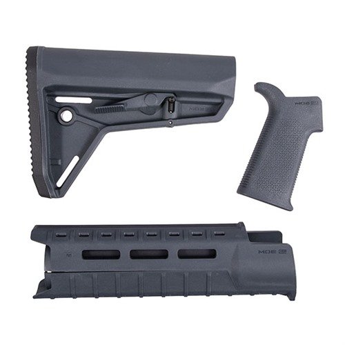 Oppgrader AR-15 riflen din med Magpul MOE SL settet, som inkluderer en lettvekts håndguard, ergonomisk grep og en justerbar buttstock for optimal kontroll.