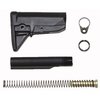 BCM GUNFIGHTER Stock kit inkluderer Mod 0 Stock, 7075 T6 Mil-Spec receiver extension, og kvalitetskomponenter for optimal ytelse og holdbarhet.