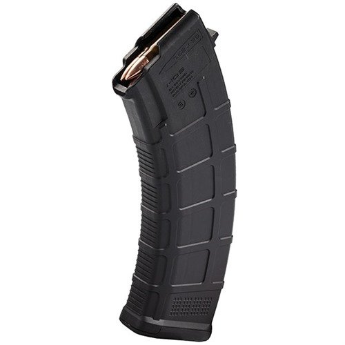 Magpul PMAG AK/AKM GEN M3 gir pålitelighet og holdbarhet med en stålforsterket kropp, 30 runder kapasitet og lettvektsdesign for AK-mønstrede rifler.