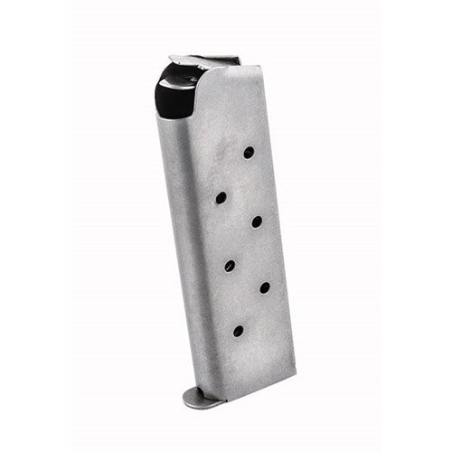 Chip McCormick's 1911 .45 8RD "Shooting Star" magasin i rustfritt stål gir økt kapasitet, er laget med strenge toleranser og leveres med Wolff fjærer.