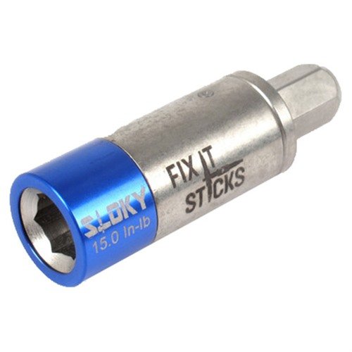 Fix It Sticks miniature torque limiter er liten, lett og portabel, perfekt for feltbruk, og sikrer korrekt moment på skopemonteringer med sin "spin"-funksjon.