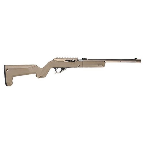 Magpul X-22 Backpacker stock gir enkel lagring og transport av Ruger 10/22 Takedown, med ergonomisk design, lagringsrom og QD sling festepunkt.