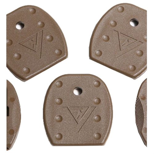 Vickers Tactical gulvplater gir forbedret grep for rask fjerning av fastlåste magasiner, laget av sterk nylon og passer til Glock® 9mm, .40 S&W, .357 SIG og .45 GAP.
