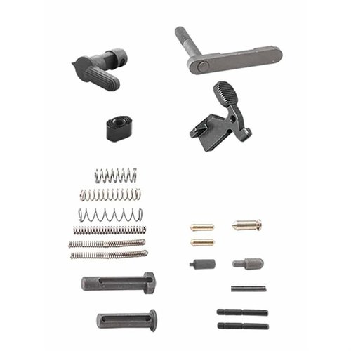 Luth-AR LLRPK-BLDR gir deg alt du trenger for å fullføre en stripped lower til AR-15, uten unødvendige deler, perfekt for tilpasning!