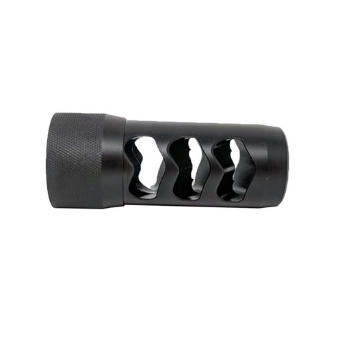 Area 419 Hellfire Muzzle Brake reduserer rekyl og forbedrer kontrollen, med enkel installasjon og selvjusterende design uten shims, for presisjon og moro.