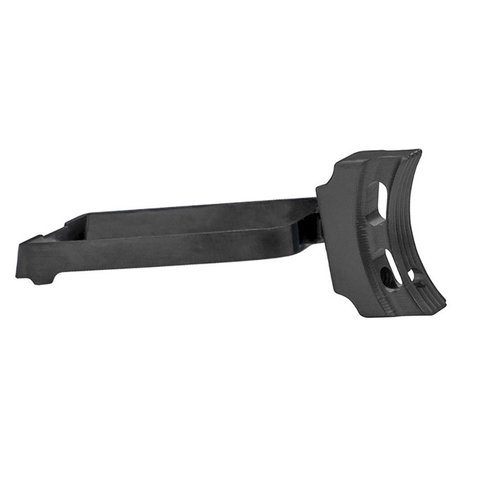 Ultra Match Grade Triggers med Aircraft Grade Aluminum Trigger Pad og justerbar triggerbue, anodisert for en slitesterk og stilfull finish.
