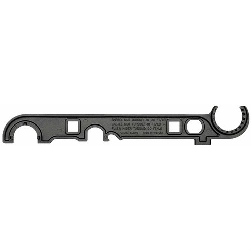 Midwest Industries AR Professional Armorer's Wrench er en robust og allsidig verktøy for vedlikehold av 5.56 og 7.62 AR-rifler, med flere funksjoner og langvarig holdbarhet.