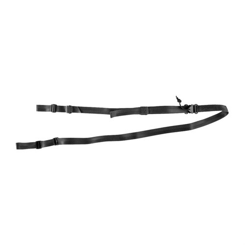 VTAC Sling gir enkel justering for skytteposisjoner, raskt skifte mellom skuldre og kan brukes som en justerbar skyteslynge, perfekt for frie hender.