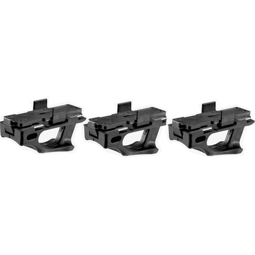 Rangerplate for AR-15 gir raskere magasinbytter med et fingerloop, beskytter mot fall og passer til USGI 20- og 30-runders magasiner. Selges i 3-pak.