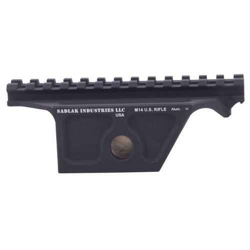 M14/M1A Tactical Scope Mount gir maksimal støtte med lettvektsdesign, presisjonskutt rail for enkel montering av optikk og ubegrenset sikt med backup jernsigter.