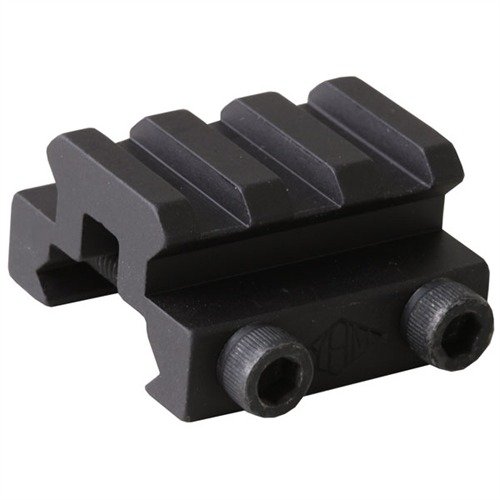 AR-15/M16 MINI RISER ASSEMBLY gir ekstra ½" høyde for tilbehør som lasere og lys, laget av aluminium for holdbarhet og lettvekt.