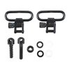 Grovtec RIFLE SLING SWIVEL SETS er laget av stål uten plast, har rask frigjøringssystem og er perfekt for flere rifler med sikker låsemekanisme.