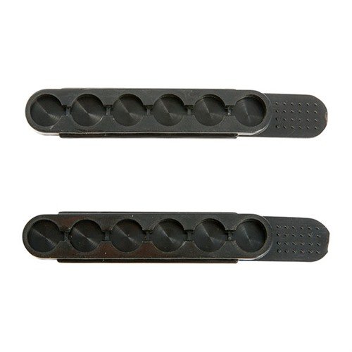QUICKSTRIP er en fleksibel polymerholder som holder ekstra runder klart for raske omladinger, med en design som tillater to-runder omlading for revolvere.