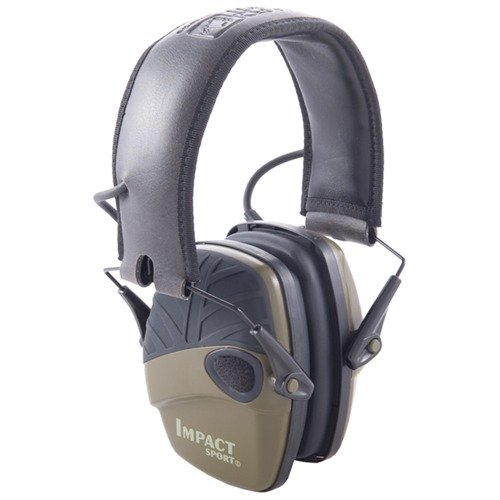 Howard Leight Impact Sport Electronic Earmuffs gir lettvekts hørselvern som forsterker samtaler og kommandosignaler, samtidig som de blokkerer farlige lyder.