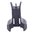 DANIEL DEFENSE FIXED BACKUP FRONT SIGHT FOR AR-15 BLACK