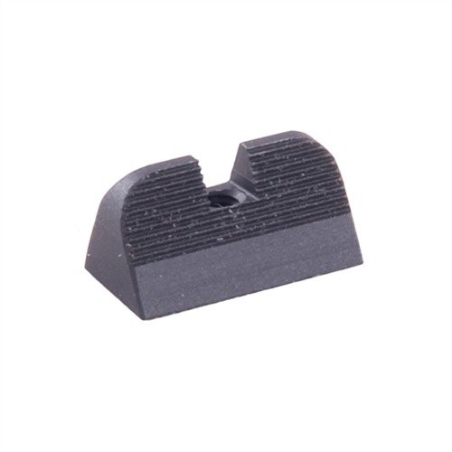 1911 Retro Rear Sight gir forbedret siktebilde med bred not, eliminerer gjenskinn og er laget av robust stål for daglig bruk, passer GI-pattern dovetail.