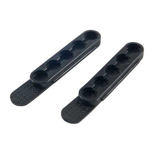 QUICKSTRIP holder i fleksibel polymer gir rask tilgang til ekstra patroner for hurtig omlasting. Kompakt design gjør den enkel å oppbevare i lommen.