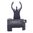 TROY INDUSTRIES 1.3" FLIP-UP HK-STYLE DUAL APERTURE FRONT SIGHT SS BLACK