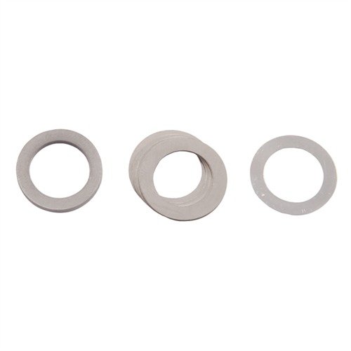 .308 shim kit fra PRIMARY WEAPONS gir presis passform og riktig justering av flash suppressorer, muzzle brakes og compensatorer med flere rotasjonsalternativer.