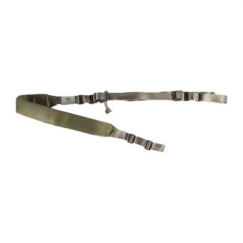 Viking Tactics Padded Sling gir ekstra komfort for tyngre våpen, med justerbar stropp og slitesterkt nylon, perfekt for både skyting og militær bruk.