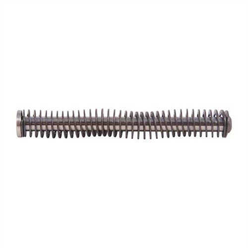 Herdet rustfritt stål guide rod for GLOCK® gir bedre pålitelighet og ytelse, forhindrer fjærbinding og sikrer enkel demontering for fjærbytte.