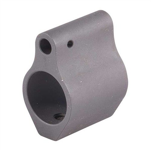 SADLAK's Low-Profile Gas Blocks i stål med .625" bore gir en sikker montering og minimalistisk profil for AR-15/M16, ideell for oppgradering eller bygging.