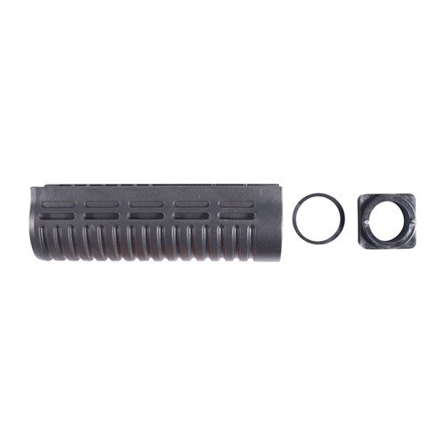 Rugged polymer forend til Remington 870 og Winchester 1200/1300 gir forbedret grep og kontroll, perfekt for hjemmedefense eller konkurranse.