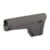 AR-15 MOE Rifle Stock gir ergonomi og allsidighet med komfortabelt kinnstøtte, gummiert rekylpad, lagringsrom og mulighet for slinger med QD swivels.