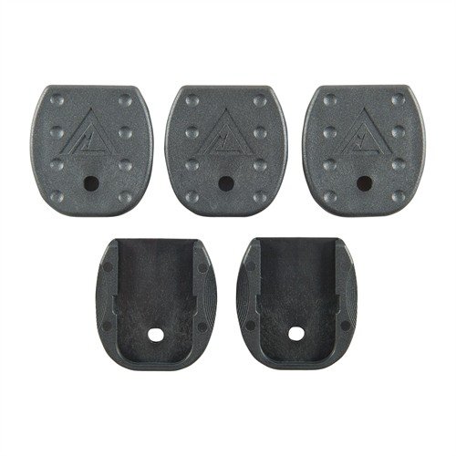 Vickers Tactical gulvplater gir bedre grep for rask uttak av magasiner under press, er laget av sterkt nylon og passer Glock® små rammer samt M&P.
