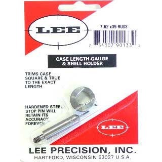 CASE LENGTH GAUGES fra LEE PRECISION gir en presis og enkel måte å trimme til lengde og kvadrere hylsemunnen på 7.62X39-kassetter.
