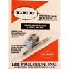 CASE LENGTH GAUGES fra LEE PRECISION gir en presis og enkel måte å trimme til lengde og kvadrere hylsemunnen. Brukes med Cutter og Lock Stud.
