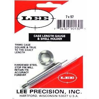 CASE LENGTH GAUGES fra LEE PRECISION gir en presis og enkel måte å trimme til lengde og kvadrere hylsemunnen, ideell for bruk med Cutter og Lock Stud.